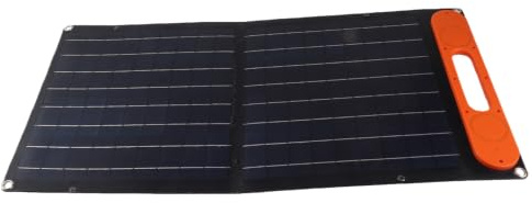 Cocoarm Panneau de Charge Solaire 60 W ETFE Chargeur de Panneau Solaire Pliable avec 12 V PD Charge Rapide Double Face Adsorption Magnétique 2 USB Type C DC pour Camping RV Pique-Nique Utilisation en