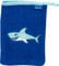 Playshoes Unisex Kinder Frottee-Waschhandschuh Gant de Toilette en Tissu éponge Motif Requin, 7-Blau Hai, 15x20 cm