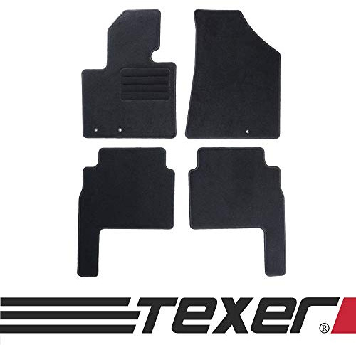 TEXER Textil Fußmatten Passend für Kia Sorento II Bj. 2009-2012 Basic