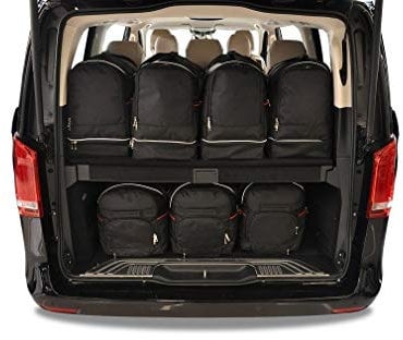 KJUST Kofferraumtaschen 7 stk kompatibel mit MERCEDES-BENZ V LONG W447 2015+