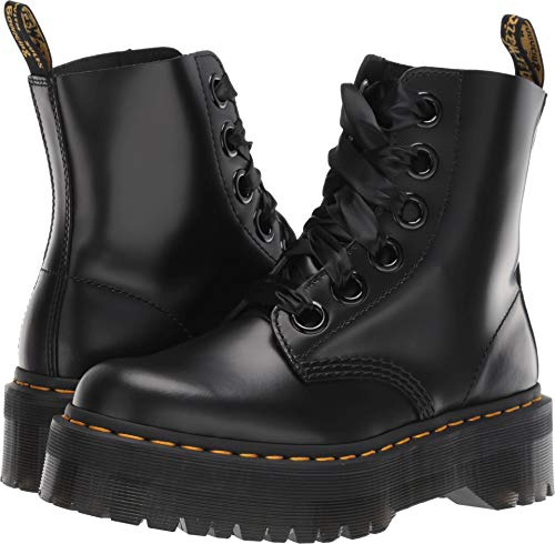 Dr. Martens Women's Molly Platform Boot, Black, 9 UK (11 US)
