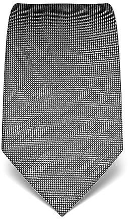 Vincenzo Boretti Herren Krawatte reine Seide strukturiert edel Männer-Design zum Hemd mit Anzug für Business Hochzeit 8 cm schmal/breit anthrazit