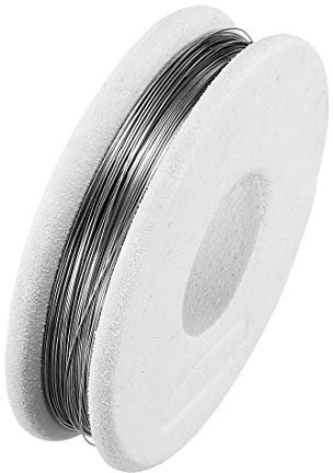 uxcell 0.2mm 32AWG Superfine Heating Wire FeCrAl Resistor Wire for Heating Elements 33ft Long