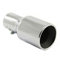 Auspuffblende Endrohr Auspuff Universell Schalldampf Blende Edelstahl Rund bis 57mm Chrom AutoHobby