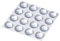Happy Bananas Clear Self Adhesive Domed Bumpers Stops, Rubber Feet for Electronics, Furniture, Audio Equipment, Exhibits - 16mm x 7.9mm (16)