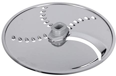 Bosch 12007724 Original Cutting Disc, Vegetable Rasp Insert, Fruit Cutter, Pot Carverer, Fruit Grater, Stainless Steel Disc with Clutch, Through-flow Shredder, Food Processor