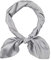 MEANBEAUTY Damen 70 x 70 cm Seidenschal Seide Leicht Bandana mehrfarbig Schal Kopftuch Haarschal-Grau