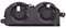 AJPARTS UK New Laptop Cooler Compatible with Dell DP/N: 0980WH, 980WH, ND55C19-16M01, ND55C19-19A14, XPS 13 9370 P82G 9380 ND55C19-16M01 CPU CPU Double Cooling Fan Black