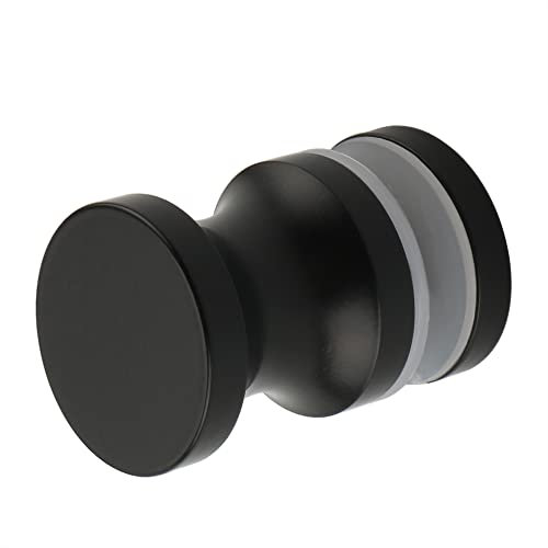 SAYAYO Möbelknöpfe Schwarz, Griffe für Küchenschränke Schrankgriffe Schwarz Edelstahl Schrankknöpfe Küchengriffe Rund Türgriffe 30mm Knauf für Schrank, Möbel, Glastüren, EL9000-B