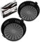 WAFE Air Fryer Silicone Liners - Pack of 2 Multi-Purpose 8-in Liners with Drainage and Air-Vent Design