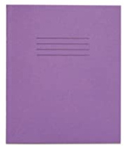 RHINO A3+ Exercise Book 40 Page Purple Plain