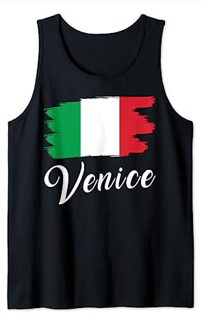 Venedig Retro Italien Flagge Stolz Italienisch Urlaub Tank Top