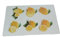LEMON (25 cm x 35 cm) Schneidebrett aus Glas, Obstschale, Universal-Küchenbrett, LEMON