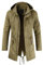 Didadihu Arbeitsjacke Herren Winter : Norway Winter Jacket Flauschig Arbeitsjacke Herren-Jacken Softshell Brown Winterjacken Puffer Jacke Warnjacke Gefüttert Universal,Khaki,XXL