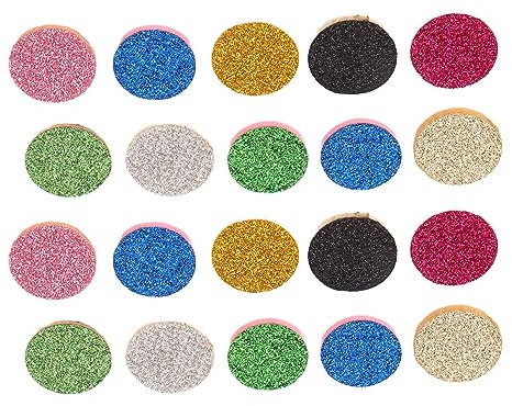 Pack of 20 Round 20mm Replacement Refill Pads Mixed Colors Aromatherapy Essential Oil Diffuser Locket Necklace Felt Pads Thickened Highly Absorbent Craft Making Accessories