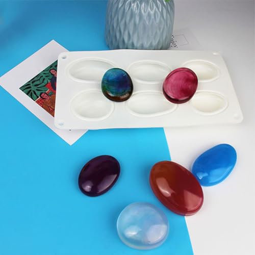 Hsthe Sea Silicone Mould Stones Concrete Casting Mould Silicone Stones Silicone Moulds Epoxy Resin Moulds for Epoxy Resin Decoration Crafts