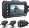 IXROAD Dashcam Motorrad Kamera Vorne Hinten 1080P Wasserdicht mit 3 Bildschirm, Kabelfernbedienung, WiFi, GPS, EIS, HDR, G-Sensor, Parküberwachung, Maximal 256GB