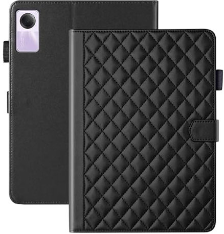 Vaitasy Custodia per Xiaomi Redmi Pad SE 11 Pollici 2023 Business Pelle PU Tablet Cover per Redmi Pad SE 11 con Portafolio Supporto Funzione Nero