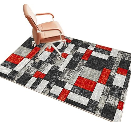 ZGHGEUO Alfombra para Silla de Escritorio Alfombrilla Protectora Suelo para Silla de Oficina Esterilla Protectora de Suelo para Suelos Duros Alfombra Antideslizante Silla Gaming 200 x 280 cm