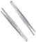 Stainless Steel Cooking Tweezers, 14 cm Fine Tweezers with Serrated Tips for Cooking, Grilling, Baking (2 pcs)