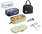 Manori Market Gamelle Chauffante, Lunch Box Chauffante Electrique en acier inoxydable 304 de 900ml, sac Isotherme pour Repas Chaud et Couverts et baguette Inclus. (BLANC)