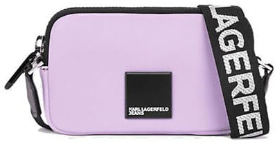 KARL LAGERFELD JEANS Women's Box Logo mini Crossbody, Lavendula