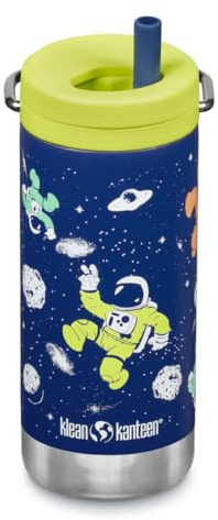 Klean Kanteen 350ml TKWide Insulated Water Bottle with Twist Lid | 100% Leakproof, 12oz Stainless Steel Sports Water Bottle, Gym or Travel, Durable & BPA-Free, (Space Case)
