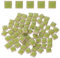 sourcing map 100g Square Mosaic Tiles, Colorful Ceramic Mosaic Tiles for Crafts Bulk Mosaic Supplies for Home Decoration Art Crafts DIY Projects, 0.4 x 0.4Inch, Emerald Green