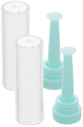 SAFIGLE 2pezzi Ventosa Per Applicazione Lenti Strumento Di Rimozione e Inserimento Per Lenti Contatto Silicone Morbido Utile e Durevole Per Uso Quotidiano
