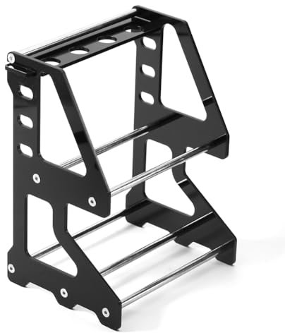 Remingtape RC-Radständer, RC-Radreifen-Aufbewahrungsregal, RC-Metallfelgenreifen-Aufbewahrungsregal für 1/10 1/12 Fahrzeuge, Modell-Crawler-Auto