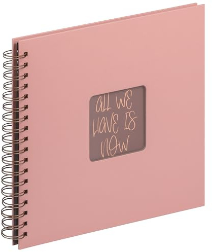 walther design Spiralalbum 26x25 cm Fun Peach Fuzz SA-108-PF
