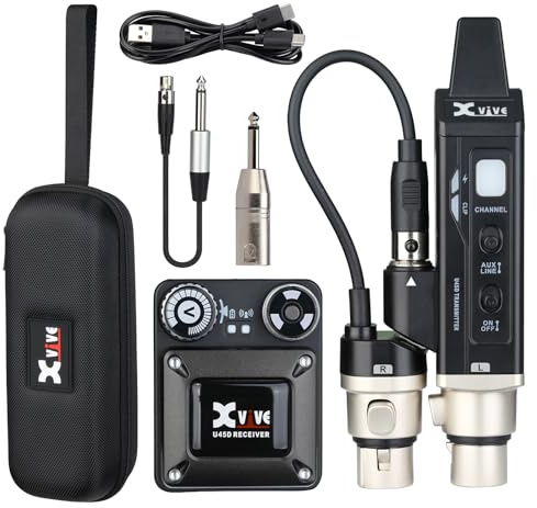 XVive U45D Stereo In‑Ear Monitor Wireless System – 5,8 GHz Funk‑Monitoring mit Stereo‑Sound & geringer Latenz
