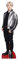 STAR CUTOUTS CS751 Lifesize Cardboard Free Desktop Cutout of Park Ji-min (Jimin) Silver Jacket Standee Bangtan Boys, solide, mehrfarbig