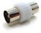 MainCore TV Aerial Cable Male To Male RF Coaxial Joiner Coupler Adapter Plug