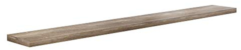 FORTE DURO Wandregal, Holzwerkstoff, Antikeiche, 200 x 3,8 x 25 cm