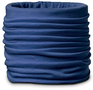 achilles Schlauchschal Atmungsaktivs Multifunktions-Tuch Gesichts-Maske Halstuch Bandana Rund-Schal Kopftuch Mund-Tuch Atemschutz Mund-Schutz Nasen-Bedeckung Sport-Schal 24x50cm Farbe Blau