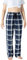 AIRIKE Damen Pyjamahose Warm Lang Baumwolle Weich Schlafanzughose Kariert Winter Nachtwäsche Freizeithose No.3759 S