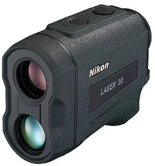 Nikon Laser 30 Rangefinder | Long-Distance Weatherproof rangefinder with a 1,600-yard Range, Incline/Decline Detection and a Bright, Clear OLED Internal Display