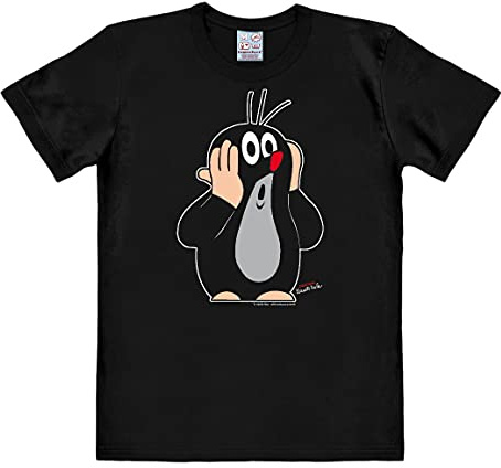 Logoshirt® Der kleine Maulwurf T-Shirt Damen & Herren | Offiziell lizenzierter Maulwurf-Fanartikel, Der kleine Maulwurf - Oh Oh-Print, 100% Baumwolle, lustiges Cartoon-Motiv