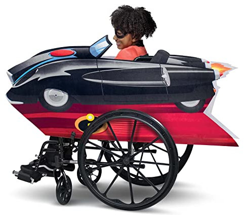 Disney Officiel Déguisement les Indestructible Enfant, Déguisement Fauteuil Roulant Enfant taille unique