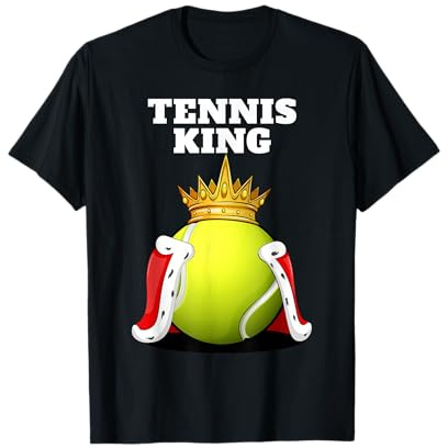 Tennis King | Jungen Tennis Spieler Shirt | Herren Tennis T-Shirt