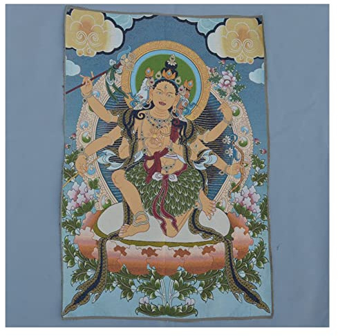 CYXZX Tibetisches Thangka-Kunstwerk, Poster, Mutter des Buddha In Ye Yi, Dekoratives Stickerei-Gemälde Für Yoga-Schlafzimmer-Dekoration (Size : 60x90cm(23x35inch))
