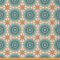 Boho Blumen Stoff Meterware Mandala Blumen Polsterstoff Exotischer Ethnischer Geometrischer Dekor Marokkanischer Streifen Stoff für Drinnen Draußen Wasserdichter Stoff für DIY Kunst 92 x 150 (HxB)