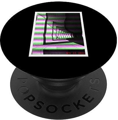 Fibonacci-Stil Fotografie Art Vaporwave Aesthetic Retro PopSockets mit austauschbarem PopGrip
