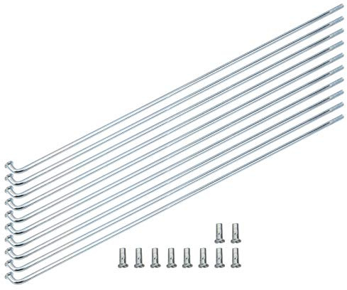 Kuuleyn Fahrradspeichen 10 Stück 13G MTB Fahrradspeichen 2,2 mm Edelstahlspeichen Fahrradspeichen Fahrradräder Speichen Ersatz Reparaturspeichen für MTB Radspeichen Ebike Downhill Trekking