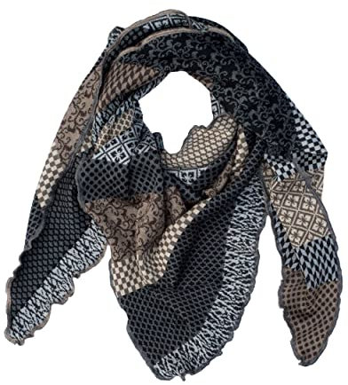 Invero, Merino Dreieckstuch Joy, 100% Wolle (Herbst)