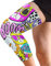 Rodilleras de voleibol para adolescentes, mangas largas para jóvenes, rodilleras de compresión para lucha, soporte para baloncesto, fútbol, correr, gimnasio, 1 par, divertido vector de dibujos