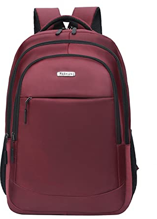 Duories 19 Zoll Großer Laptop Rucksack Wasserdicht Arbeit Rucksack Laptoptasche für Schule Arbeit Multifunktionaler Rucksack für Damen,lässige Business-Tasche,für Männer Frauen Jungen Teenager,Rot