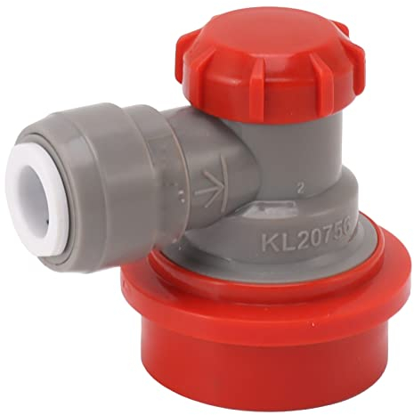 Double Tight Push-to-Connect-Fittings Push-in-Schnellverbinder-Adapter Duotight Push-in-Fitting-Kugelverriegelung Schnelltrenn-Push-in-Fitting-Kugel (Rotes Gas)