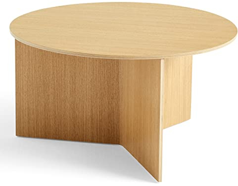 HAY Slit Beistelltisch XL Holz 65 x 35.5 cm Eiche lackiert